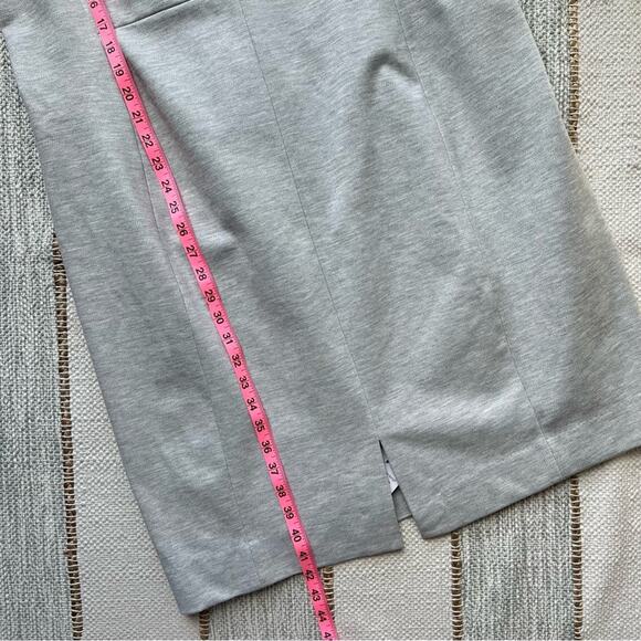 M.M. Lafleur The Katie Light Heather Grey Twill Dress Women’s Size +1 XL - Picture 5 of 10